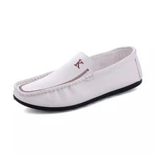 Обувь для гольфа; мужская повседневная обувь; летние мужские лоферы из натуральной кожи; Мокасины без застежки; мужская обувь на плоской подошве; дышащая мужская обувь для вождения