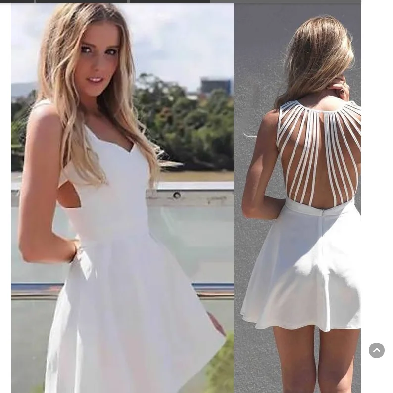 Cheap Party Dresses In Stock Elastic Fabric Spandex Short