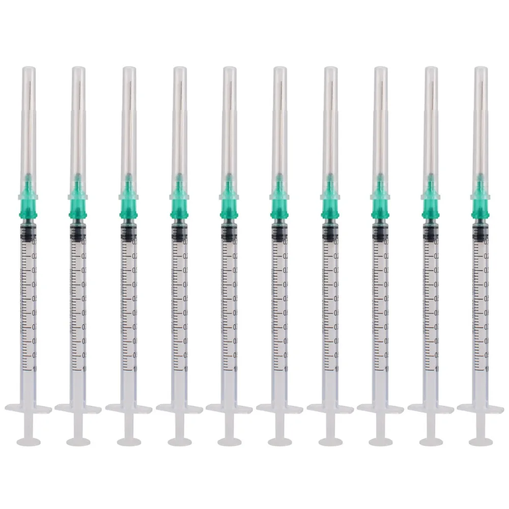 10 шт 1 мл шприц+ одноразовый 18Ga 1," тупой Наконечник иглы+ Защитная крышка набор для смешивания жидкостей гели клеи