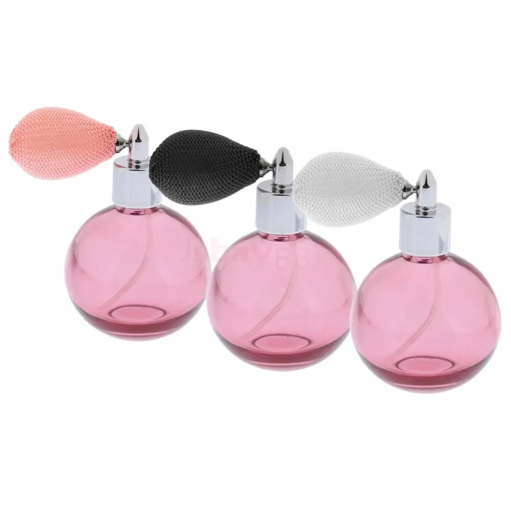 

100ml Vintage Refillable Bottle Short Spray Atomizer for Friends Lover Gift