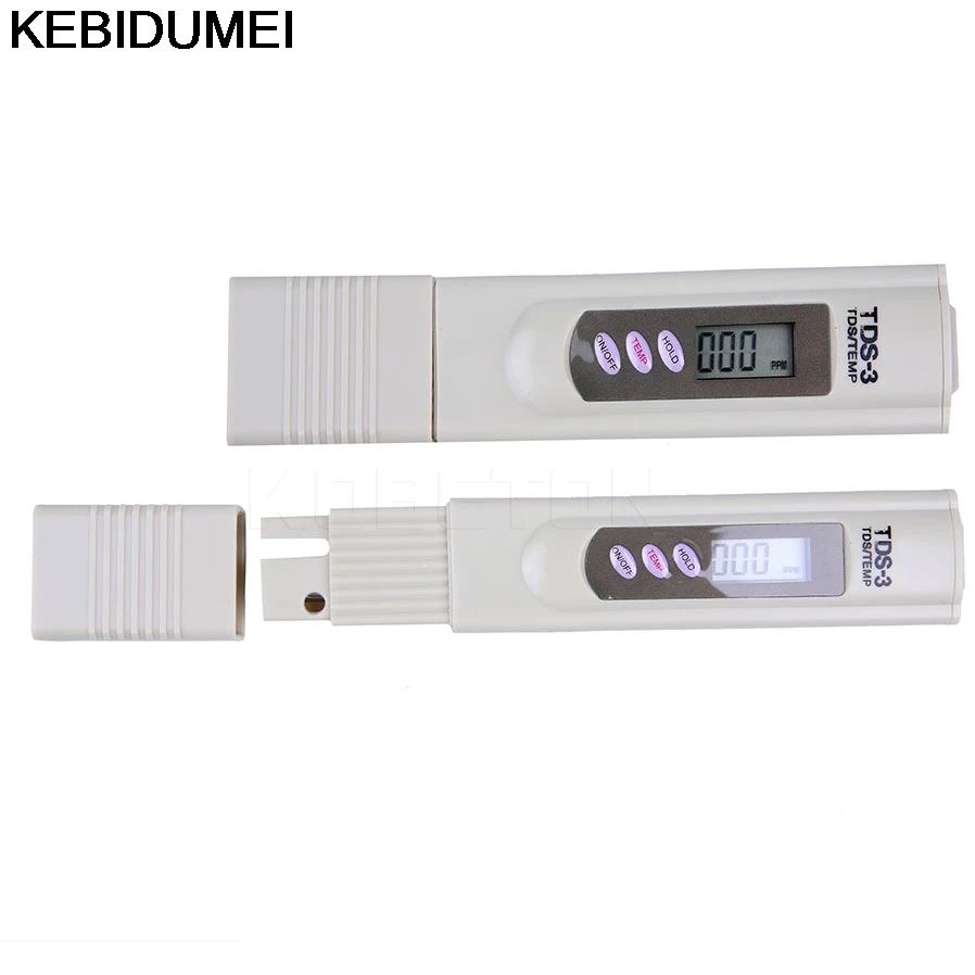 

TDS-3 2 in 1 LCD Digital Temp PPM Tester Stick TDS Meter With Auto Temp Compensation ATC Hydroponics Filter Water Quality Purity
