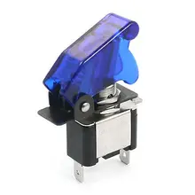 DC12V 20A Синий Свет Водонепроницаемый Cap SPST On/Off Переключатель для Авто