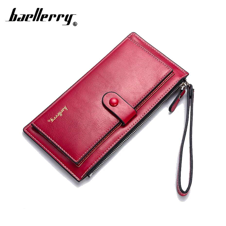 

Baellerry Clutch Phone Lady Purse Woman Wallet Female For Long Zipper Card Holder Bag Baellery Carteras Kashelek Wristlet Cuzdan