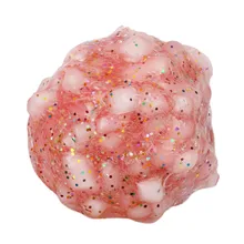 Красивая сквоша слизь пушистая Пена DIY ремесла мягкая шпатлевка ароматизированный Пластилин Слим желе снятие стресса пластичная глина игрушка MA16f