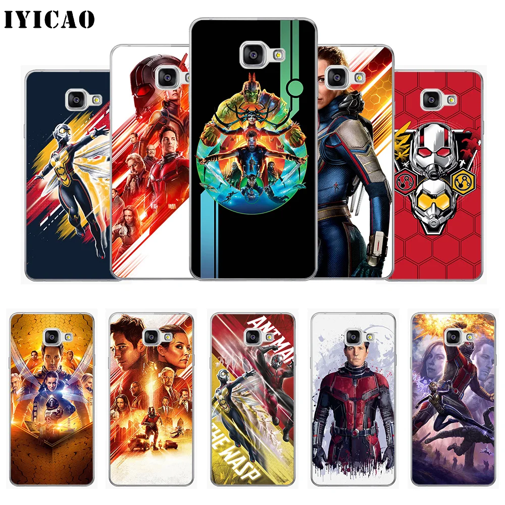 IYICAO Ant-Man и ОСА Мягкий силиконовый чехол для телефона Samsung A10 A30 A40 A50 A70 M10 M20 M30 TPU |