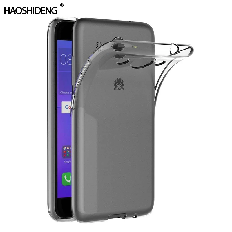 

Case For Huawei Y3 2017 TPU Silicon Durable Clear Transparent Soft Case for Huawei Y5 lite 2017 Phone protective Back Cover