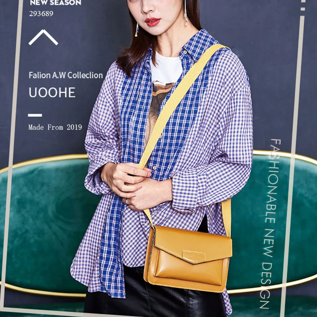 

Women's Fashion Purse Bag Leather Cross Body Wild Bags Shoulder Messenger Bags New wave Korean Version 50