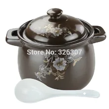 Китайский 7л 6KGS керамический песок горшок кухонная посуда каша керамическая кастрюля мармитовый тушеный супница кастрюля