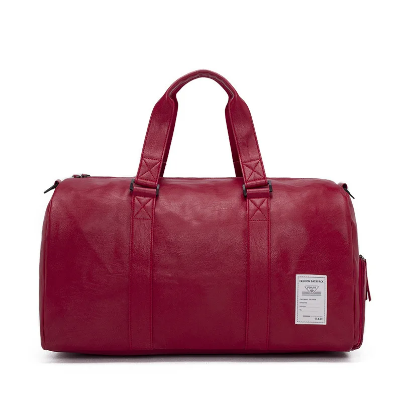 

Fashion Waterproof Women Travel Bag Large Capacity PU Handbag Duffel Bag Ladies Hand Travel Bags Portable Men Shoulder Bag