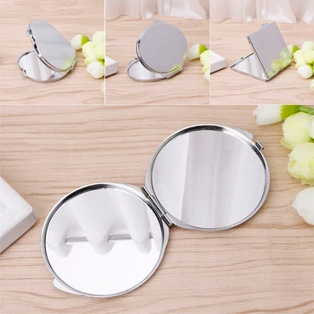 

Portable Hand Pocket Various Shapes Double Folded-Side Stainless Steel Mirror
