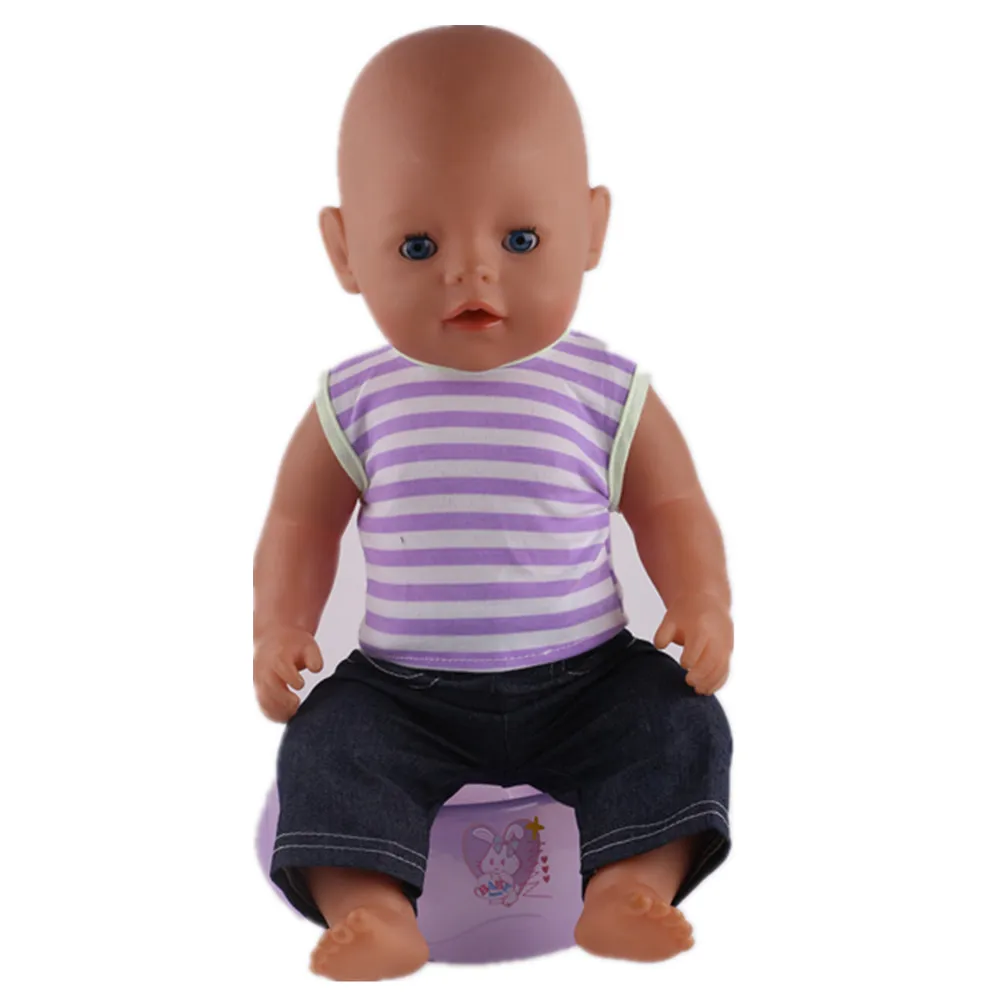 Buy Cute baby clothes for 43cm just born baby clothes