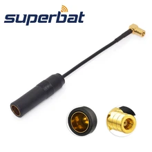 Superbat DAB/DAB+ Автомобильная цифровая радио антенна din муфта, штепсель к SMB Женский Джек Кабель-адаптер для альпийских автомобилей стерео