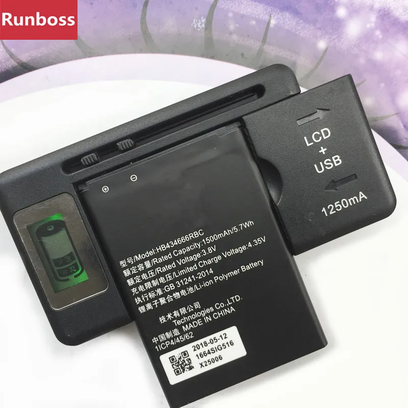 Runboss HB434666RBC Аккумулятор для Huawei E5573 E5573S E5573s-32 E5573s-320 E5573s-606 E5573s-806 с ЖК-дисплей зарядное устройство