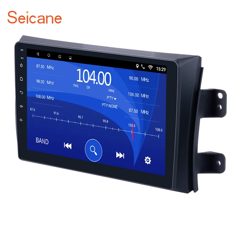 

Seicane Android 6.0 Rom 16GB 9 inch Car Radio GPS Stereo Unit Player for 2006-2012 Suzuki SX4 with Quad Core ROM 1GB HD1024*600