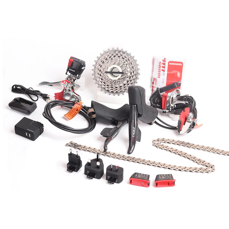 SRAM красный етапе Беспроводной электронный комплект 2x11 S скоростной велосипед
