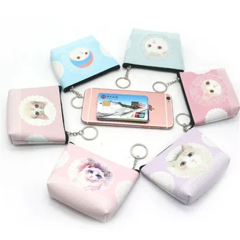 

Creative pu zipper bags zero wallet child girl boy purse lady women coin wallets Pouch Case