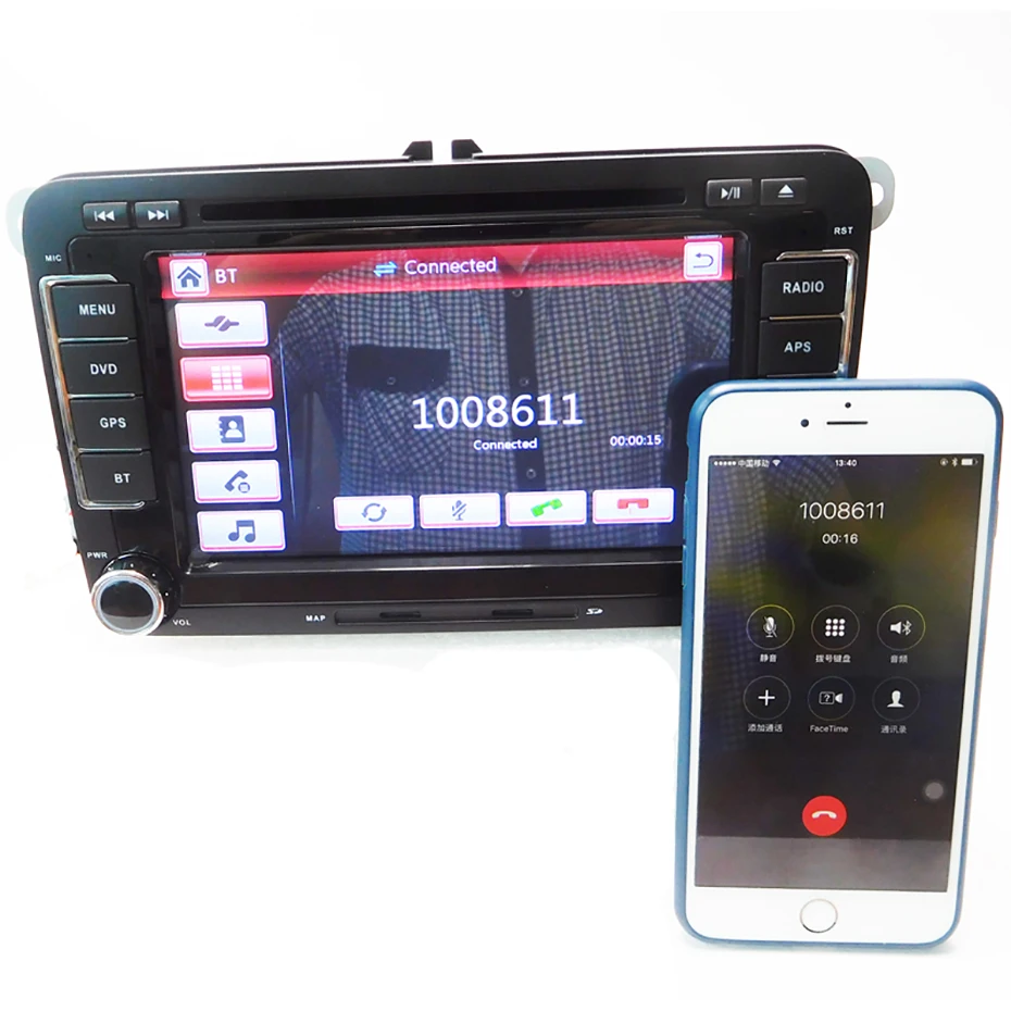 Wondefoo Мультимедиа Радио 2 DIN плеер для VW/Volkswagen/Golf/Polo/Tiguan/Passat/b7/b6/SEAT/leon/Skoda/Octavia навигация gps ПК