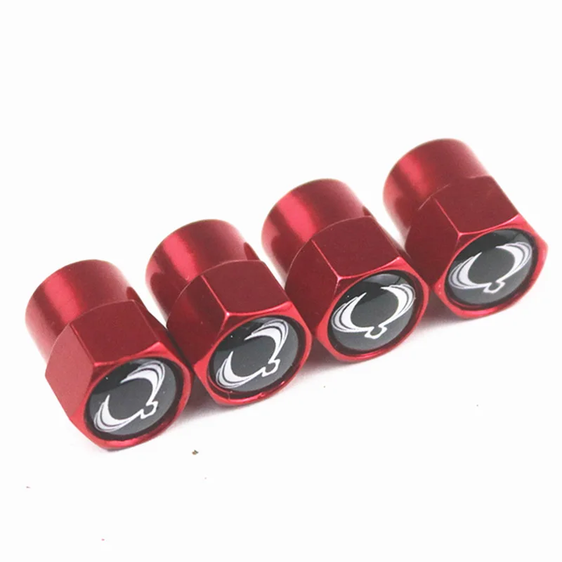 

4pcs Metal Wheel Tire Valve Caps Stem Case For Ssangyong kyron rexton korando actyon Car Badge Auto Accessories