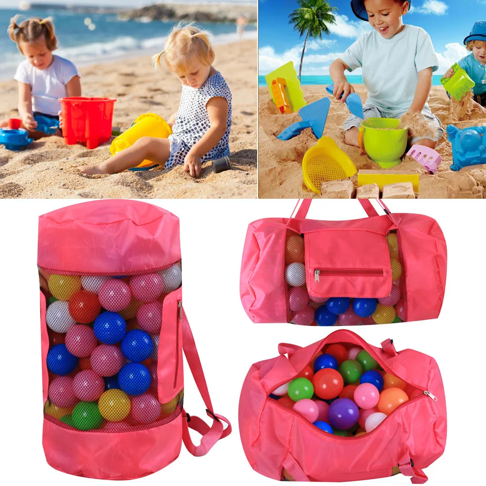 

Sand Toys Kids Nylon Outdoor Toys For Children Organizer Storage Bag Beach Shell Sand Bag Summer Sand Beach toy For Kids k422