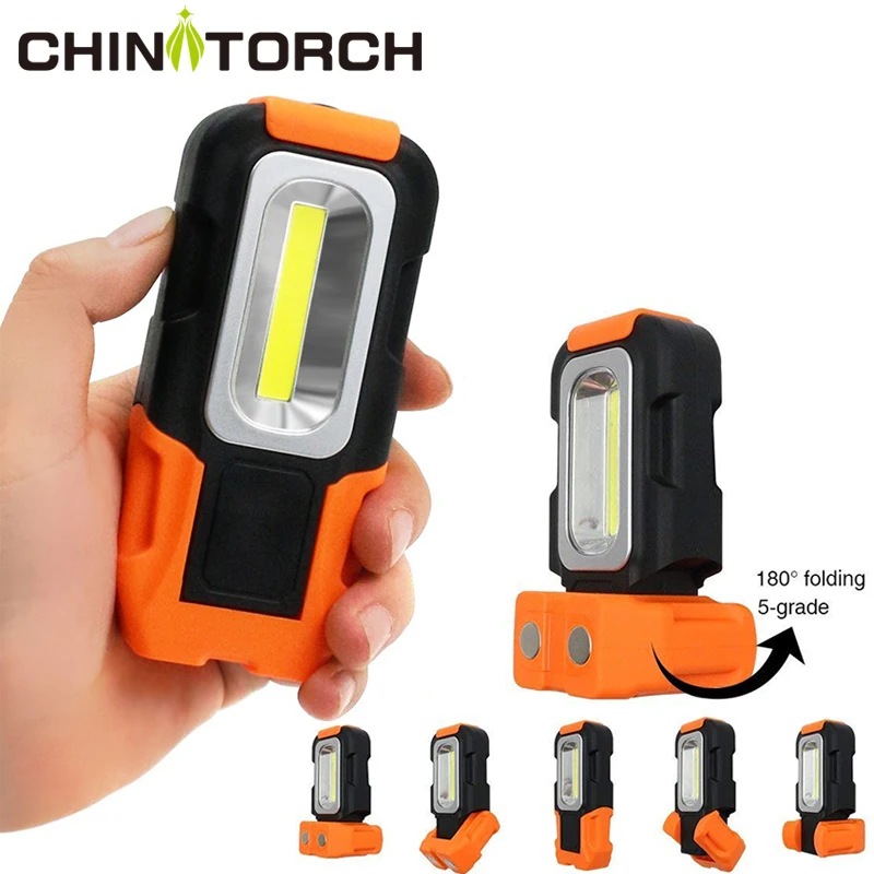 

Portable LED Work Light NEW Multi-use COB Flashlight Magnetic Base & Hanging Hook Led Lantern For Emergency , Car Repairing