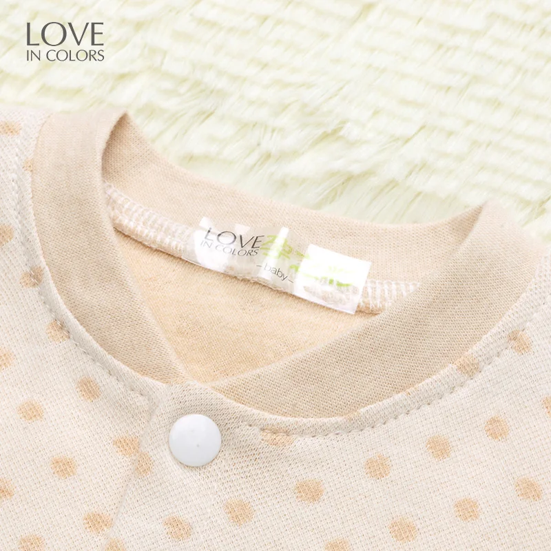 Loveincolors детские комбинезоны из 100% хлопка в горошек мягкая детская одежда|baby