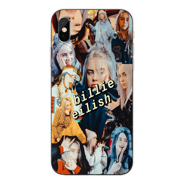 Прекрасный Billie Eilish Khalid Жесткий pc Пластиковый чехол для телефона чехол для iPhone 6 6S 7 8 Plus 5 5S SE X XS MAX XR силиконовый чехол - Цвет: Hard PC Billieeilish