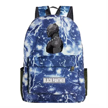 

Black Panther Super Hero Loki School Bag student bag Notebook backpack Daily backpack Mochila Boys Girls Gift