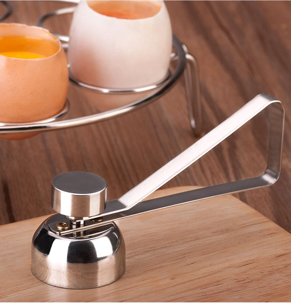 Нержавеющая сталь яичная скорлупа Топпер резак измерительный шарик открывалка Творческий легко резать кухня инструменты для яиц