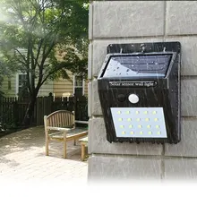 Linterna LED, sensor de pared para exteriores, impermeable, solar, jardín, luz de calle, sensor automáticamente, lámpara de movimiento, calle pública, blubs nocturnos