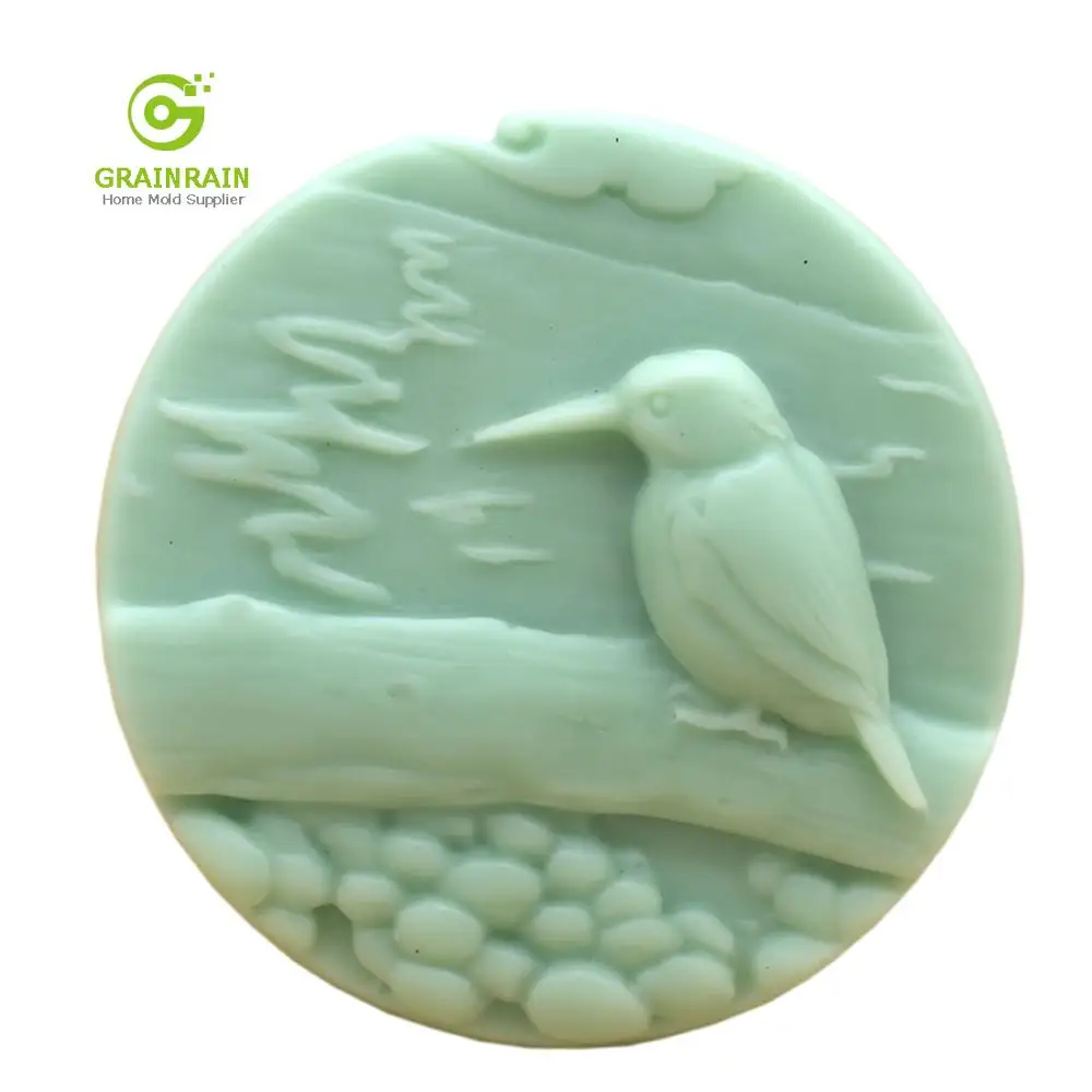 Силиконовые формы для мыла Grainrain ручной работы DIY bird Kingfisher 141|mold for|mold for handmade soapmolds