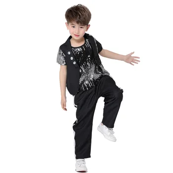

Children Jazz Dance Costumes Boy Street Dance Clothes Hip-hop Dance Clothing