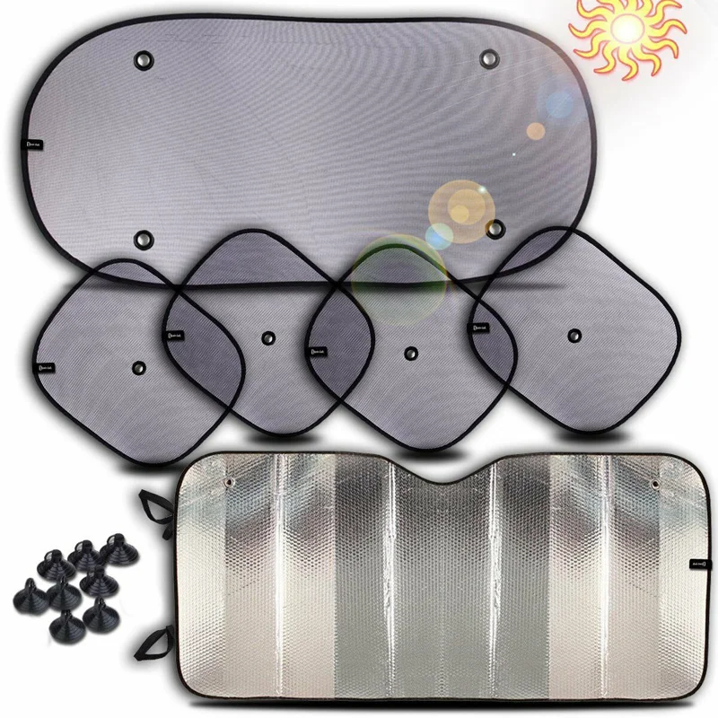 

Protection Sunshade Auto Shield 6pcs Set Car Front Window Insulation Visor