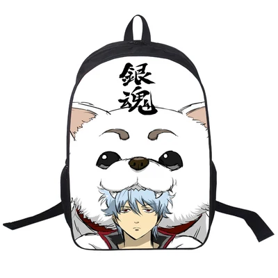 

Anime GINTAMA Cosplay Student male and female leisure travel backpack computer bag child birthday gift