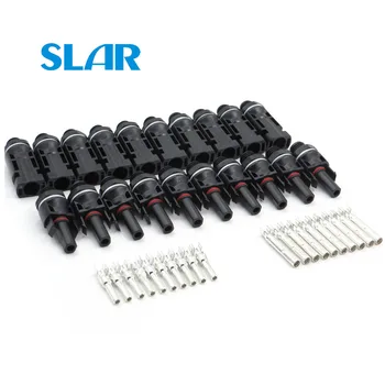 

10pairs x PV solar panel mounting Connector PV install mount solar kit connect 30A 1000VDC grid tie Inverter