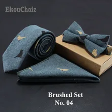 Новые модные рождественские галстуки Traje de Corbata из хлопка для мужчин с принтом Corbatas Tie Set Customized Vestido Tie Gravatas Slim