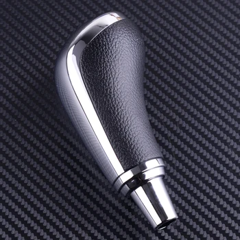 

beler Car Black Chrome Plated Automatic Transmission Gear Shift Knob Fit for Mazda 6 3 5 8 CX-7 2011
