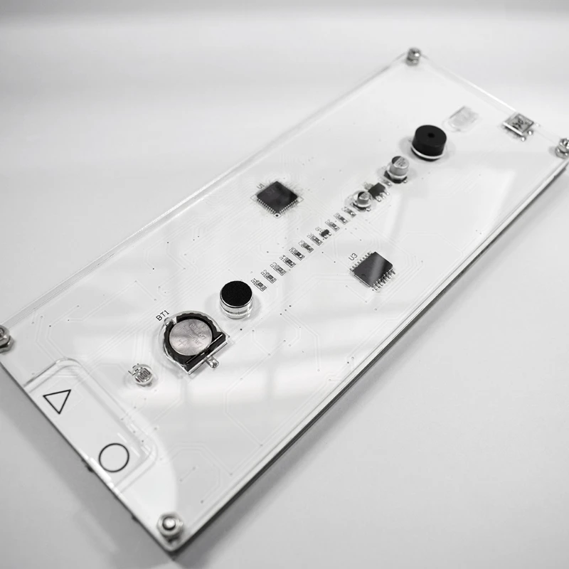 Большие дюймовые радужные цветные цифровые трубки DS3231 часы DIY набор с
