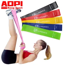 

AOPI Exercise Resistance Bands Sport Pull Up Elastic Fitness Band Training Strength Loop Bands Rubber Latex Power Yoga Equipment