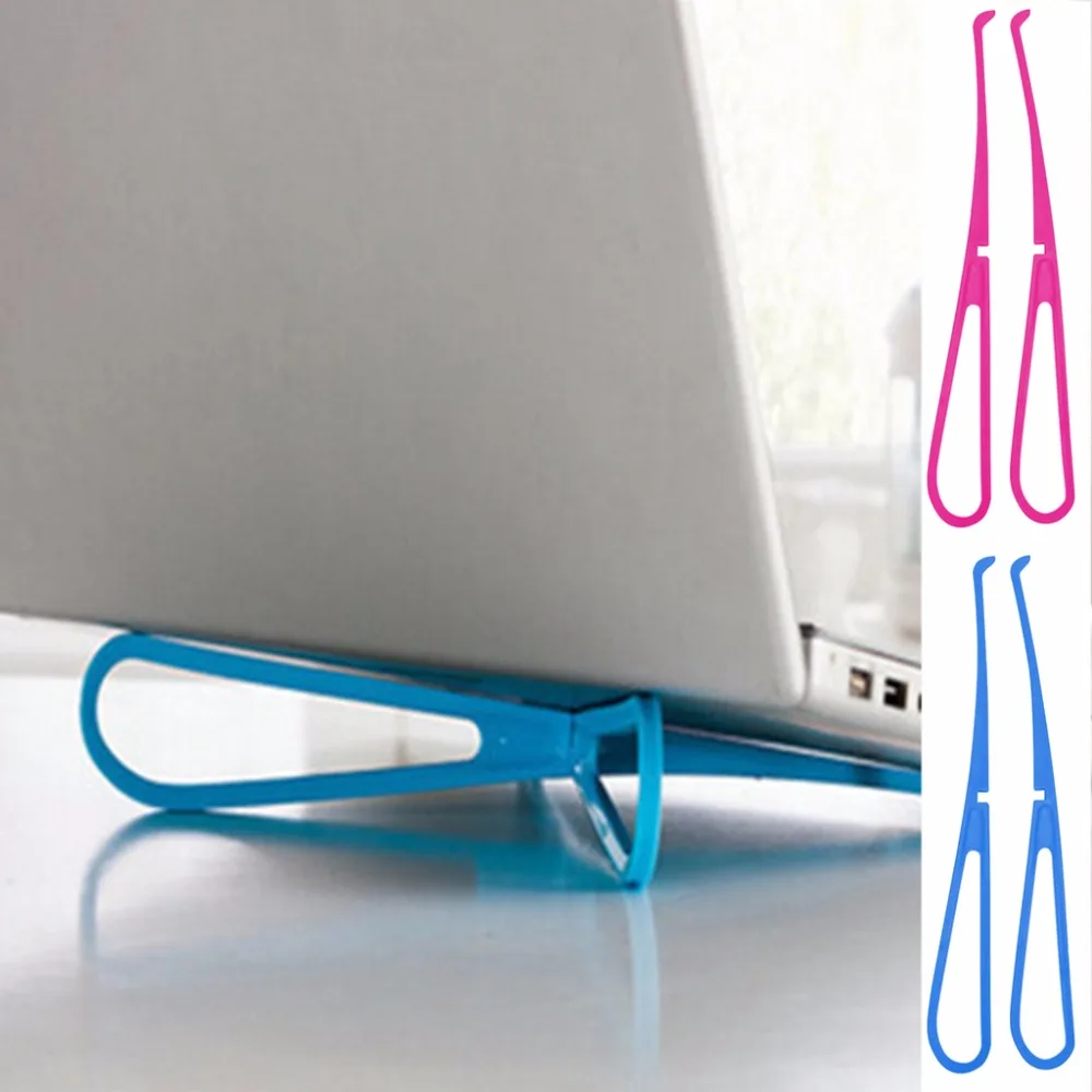 

1PC Portable Simple Plastic Laptop Cooling Rack Stand Holder Tool For Notebook