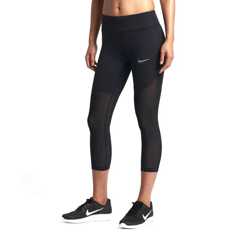 Оригинальное новое поступление NIKE PWR EPIC LX CROP COOL женские облегающие шорты для бега