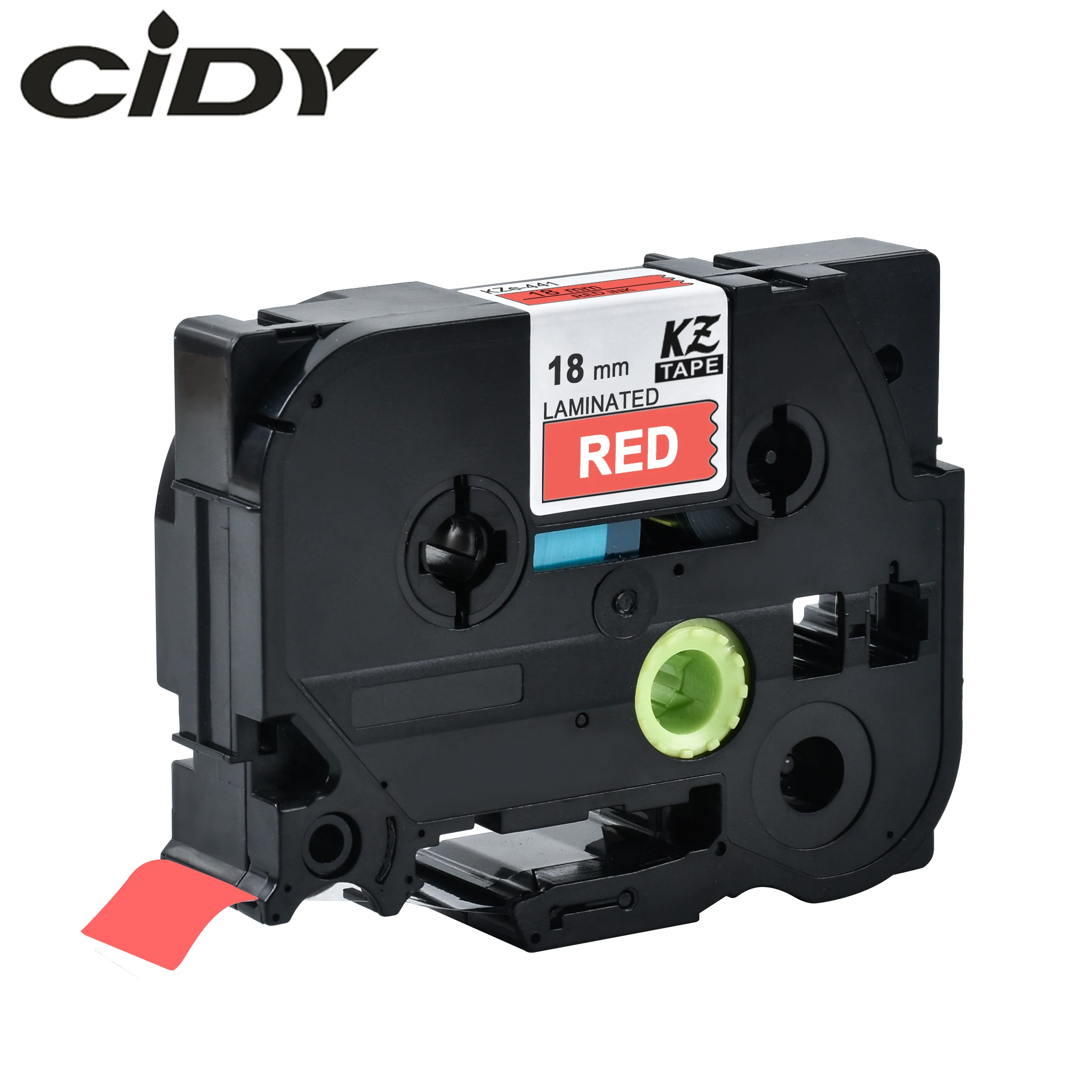 CIDY Tze 445 Tz445 белая фотография совместимая с P touch диаметром 18 мм зеркальная лента