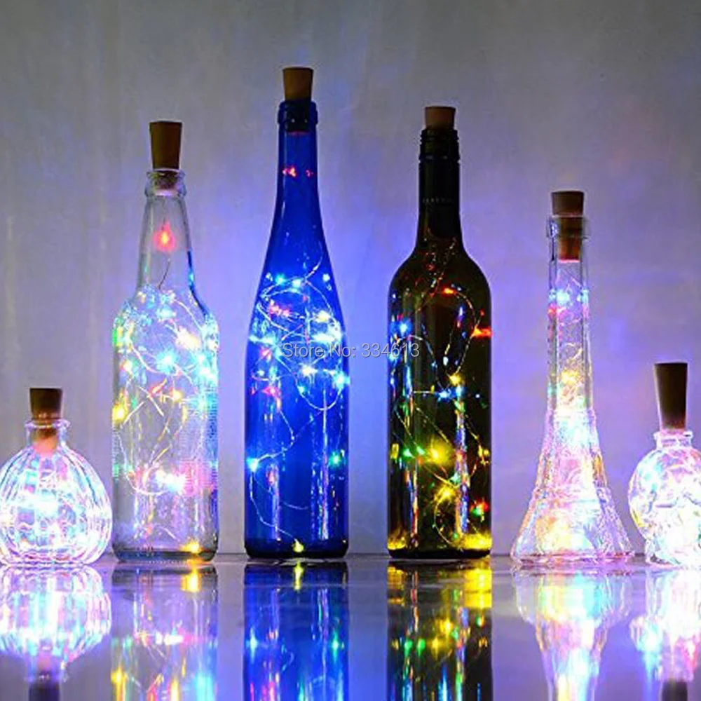 12pcs Battery Powered 1M 2M String Lights, Silver Wire Christmas Wedding Party Decorative Bottle Cap Shaped Fairy Lights 12pcs Battery Powered 1M 2M String Lights, Silver Wire Christmas Wedding Party Decorative Bottle Cap Shaped Fairy Lights