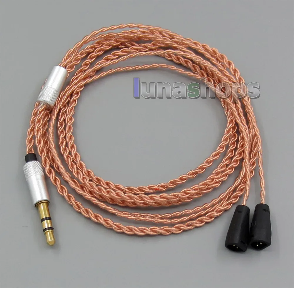 LN005196 TPE кожи OCC пользовательские кабель для Sennheiser IE8 IE8i IE80 наушников