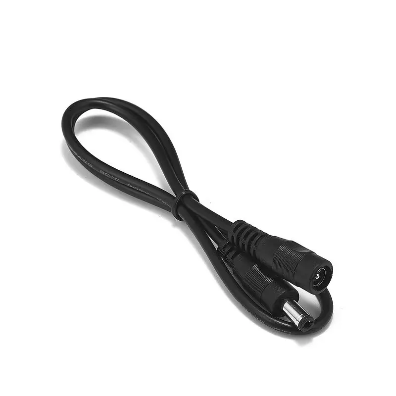 

LED Strip DC 12V 3A Power Extension Cable 5.5 x 2.5mm Jack Power Extend Wires 22AWG 50cm For CCTV Car Charger Lamp Bulb