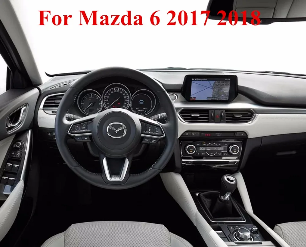 Discount Car DVD Player GPS Glonass Map RDS Radio wifi Bluetooth 10.25" IPS TDA7851 Android 8.0 Octa Core 4GB+32GB  For MAZDA 6 2017 2018 1