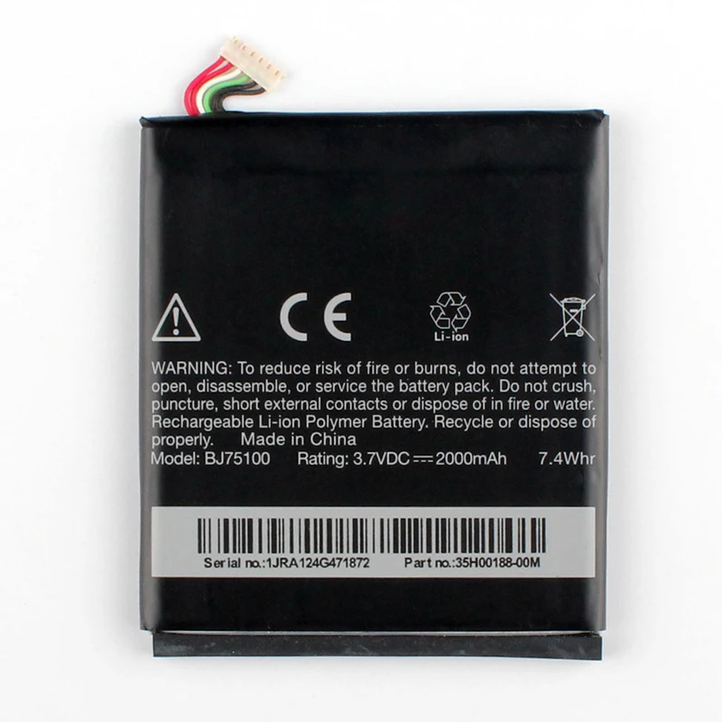 

High Capacity Phone Battery For HTC X720d One XC 720T X720d X325E X325S BJ75100 S728E 2000mAh