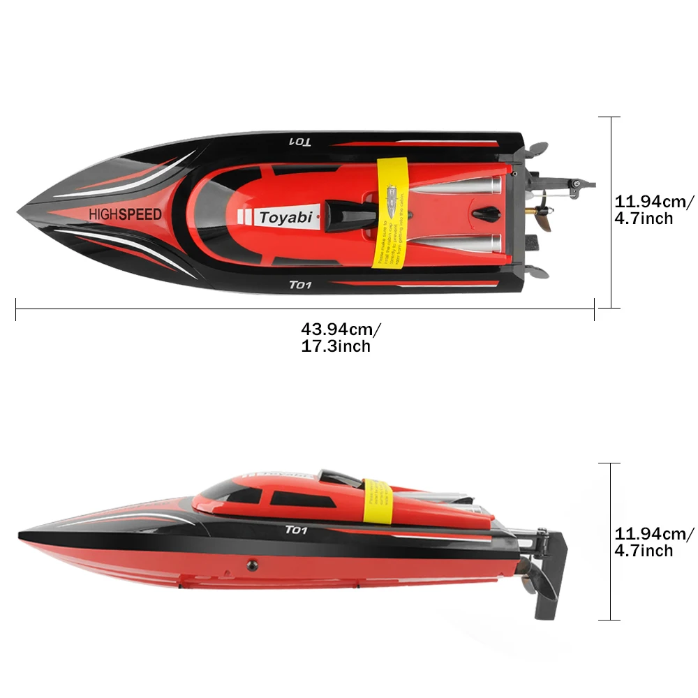GizmoVine RC лодка игрушка H101 2 4 ГГц Высокая скорость 30 км/ч 180 градусов флип с