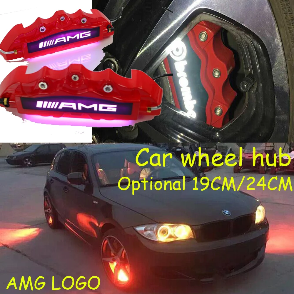

Car LED vehicle wheel hub light,2pcs/set,optional:Red/yellow color;size optional 19CM/24CM