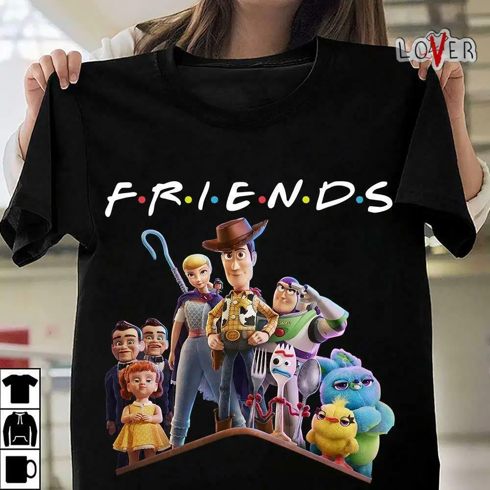 

Toy Story 4 Friends Character Logo Party Shirt Reeves Keanu Matrix Charles Men Women Unisex Fashion tshirt Free Shipping