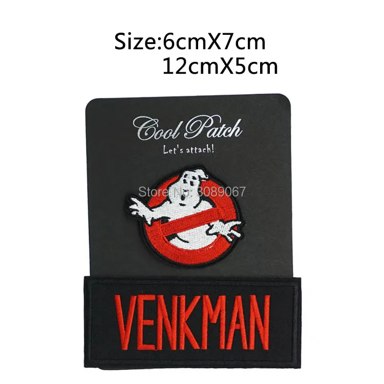 Ghostbusters Kein Geist Film Logo Venkman Name Uniform Kostum